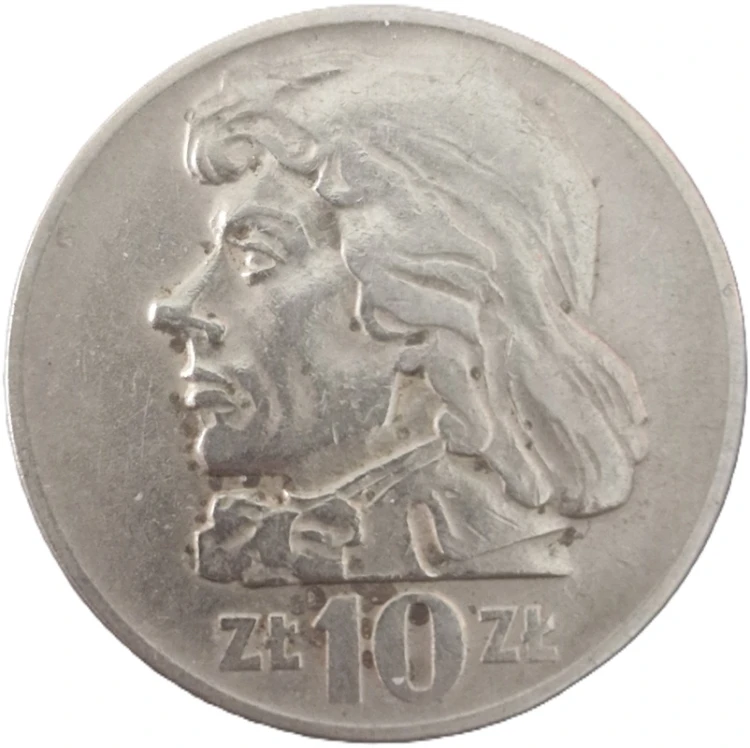 Moneta 10 zł Tadeusz Kościuszko 1960 rewers
