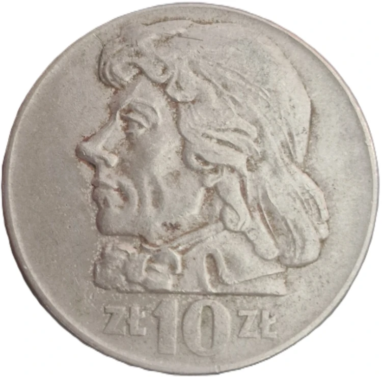 Moneta 10 zł  1959 Kościuszko rewers