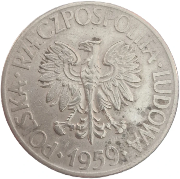 Moneta 10 zł  1959 Kościuszko swers
