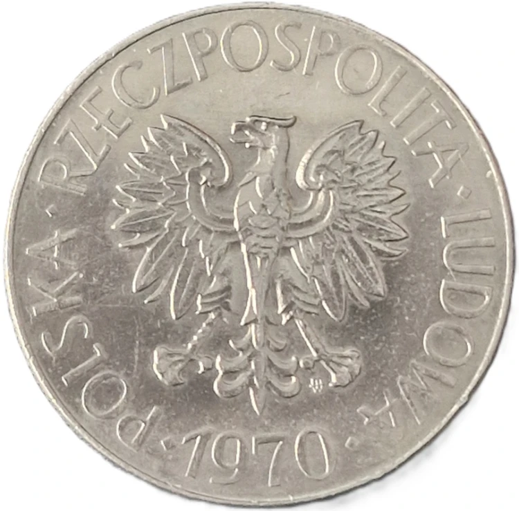 Moneta PRL 10 zł Tadeusz Kościuszko 1971 awers