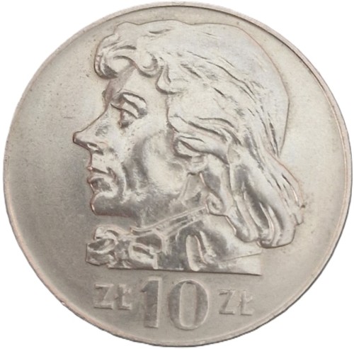 Moneta PRL 10 zł Tadeusz Kościuszko 1971 rewers