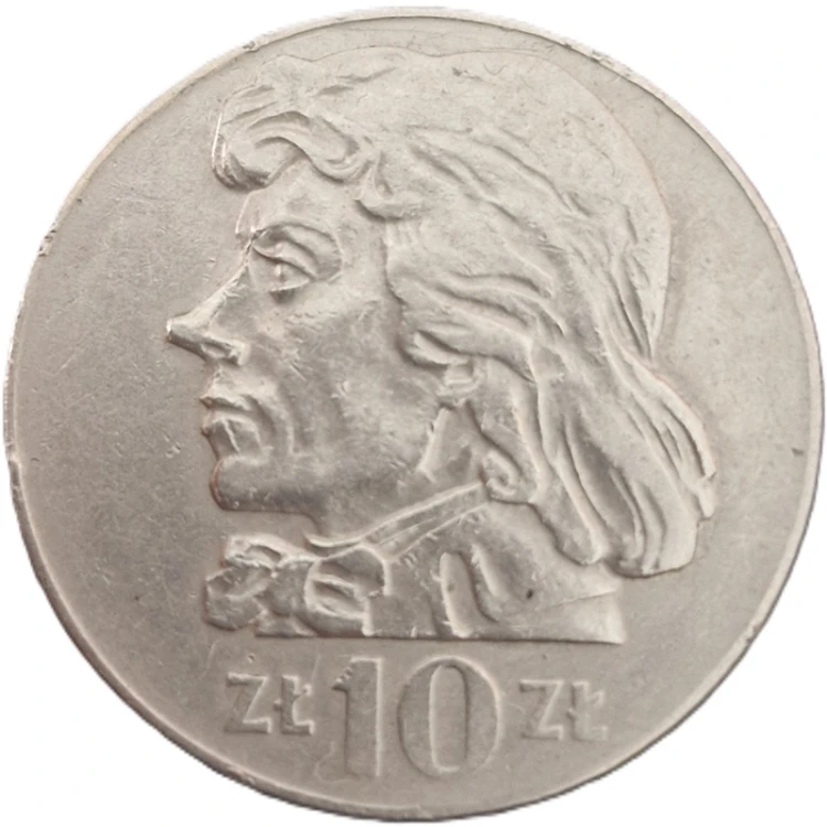 Moneta 10 zł Tadeusz Kościuszko 1972 stan 3 rewers
