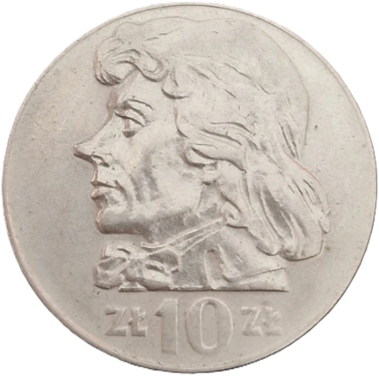 Moneta PRL 10 zł Tadeusz Kościuszko 1972 stan 1 rewers