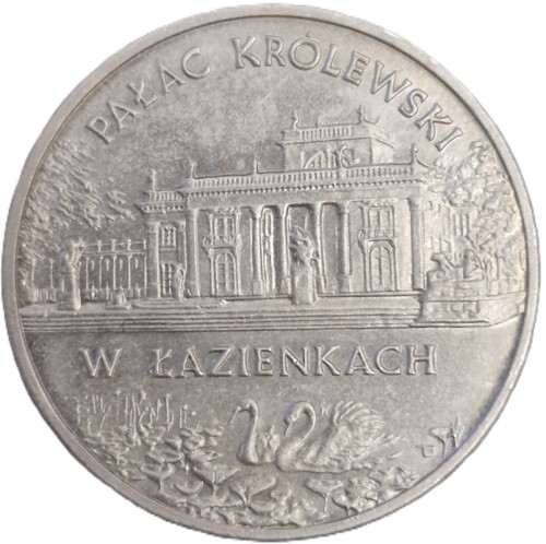 Moneta okolicznościowa 2 zł Pałac Królewski w Łazienkach 1995 rewers