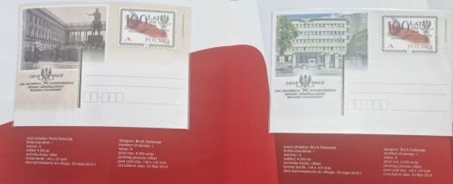 Folder 100 rocznica ustanowienia sztabu generalnego 2018 środek