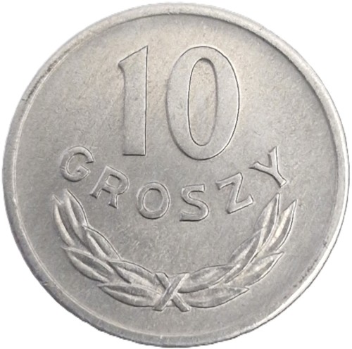 Moneta 10 groszy 1970 rewers