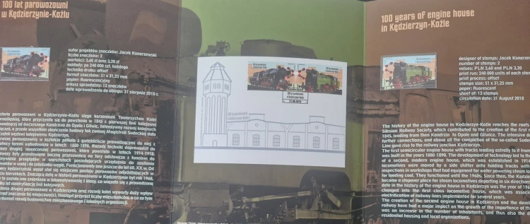 Folder 100 lat parowozowni w Kędzierzynie-Koźlu 2018 środek