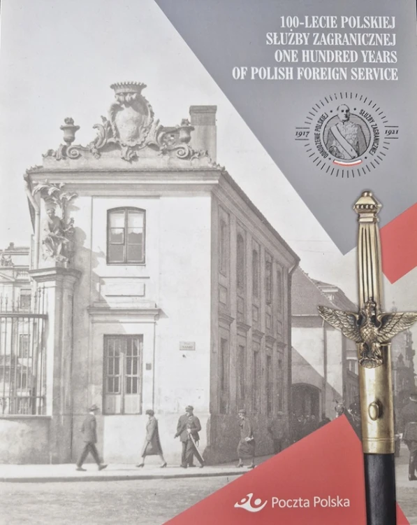 Folder 100-lecie polskiej służby zagranicznej 2018