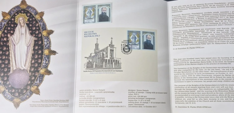 Folder 100-lecie rycerstwa Niepokalanej 2017 srodek