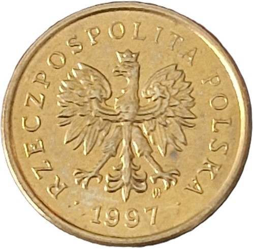 Moneta 2 grosze 1997 awers