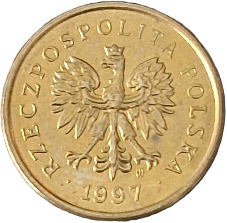 Moneta 2 grosze 1997 awers