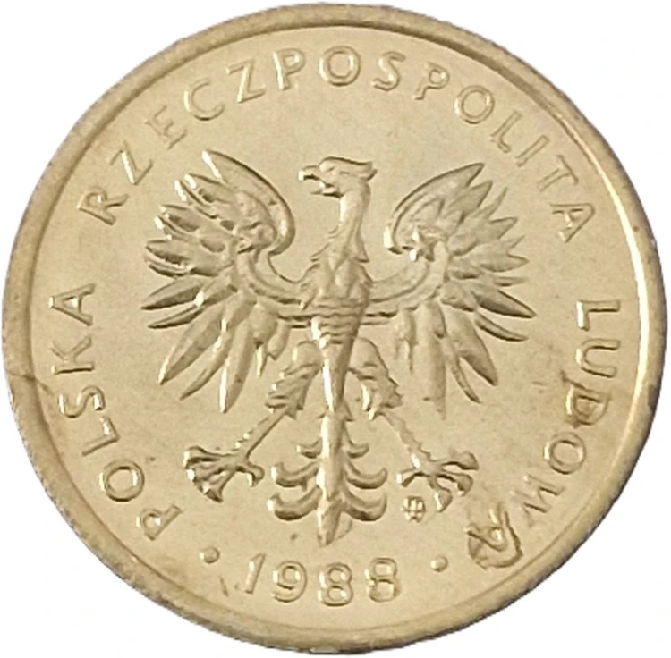 Moneta 2 złote 1988 awers