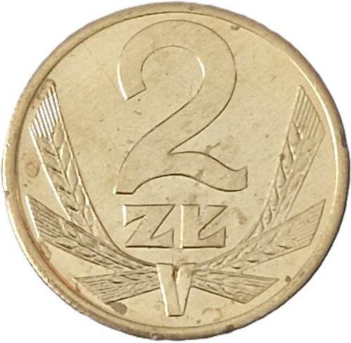Moneta 2 złote 1988 rewers
