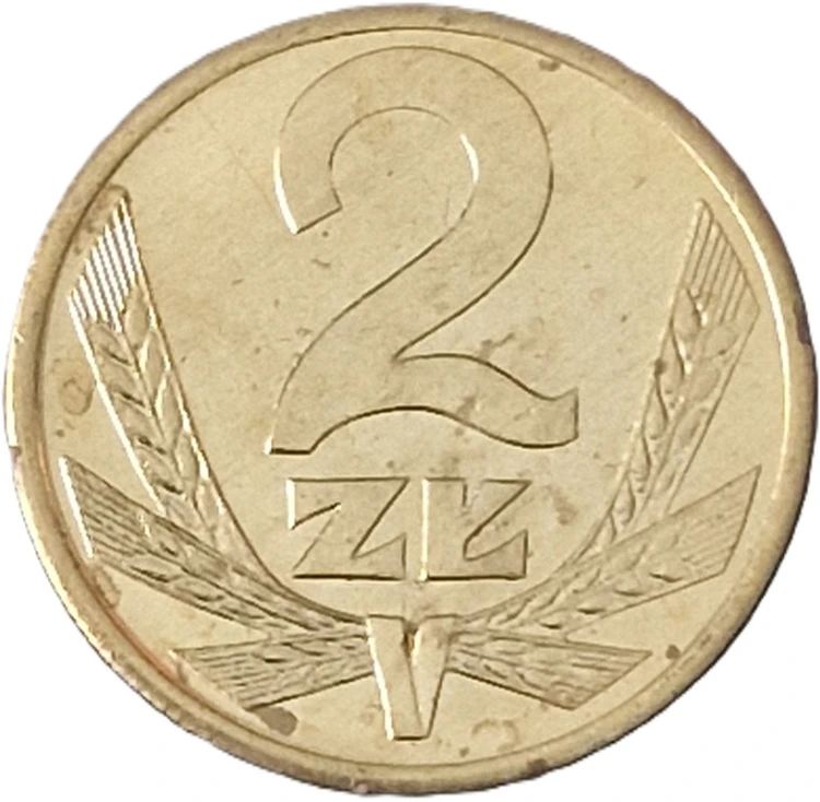 Moneta 2 złote 1988 rewers