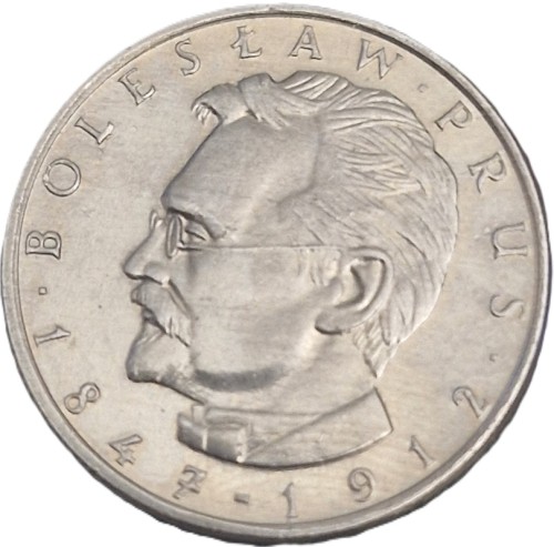 Moneta 10 złotych Bolesław Prus 1982 rewers