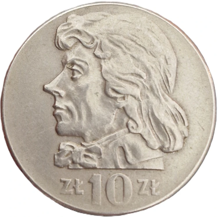 Moneta 10 zł Tadeusz Kościuszko 1973 rewers stan 2