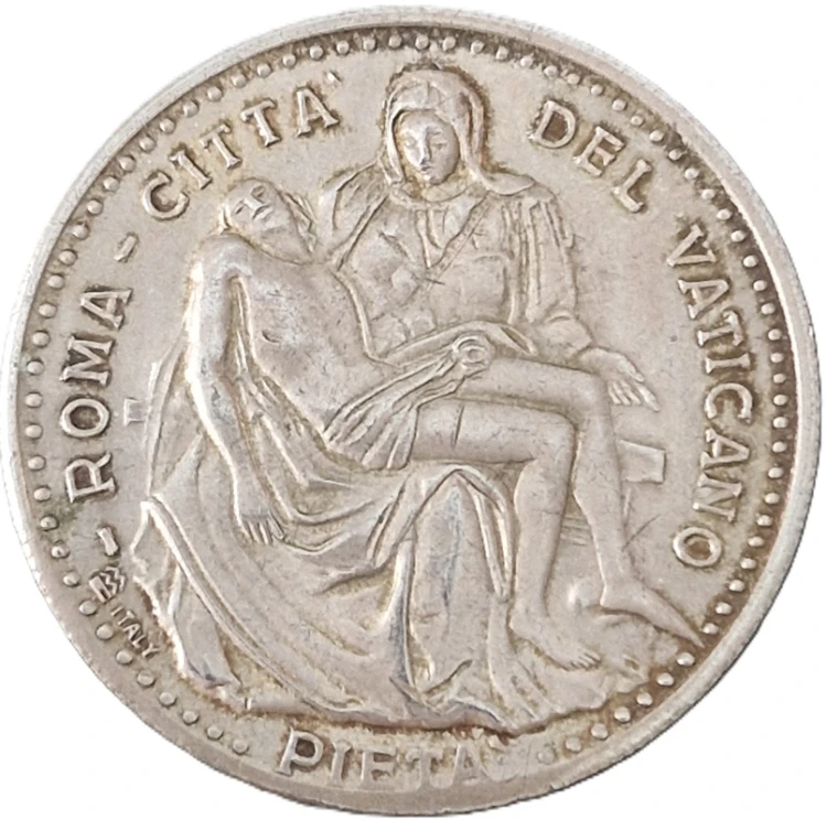 Medal Jan Paweł II Pieta Citta Del Vaticano awers