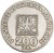 Moneta 200 zł XXX lat PRL Mapa 1974r awers