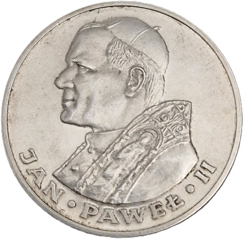 Moneta 1000 zł Jan Paweł II 1983 rewers