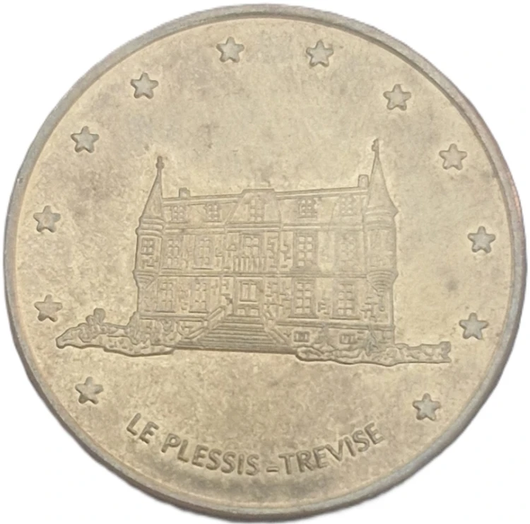 Moneta 1 euro 1998 Francja du Plessis-Traevise awers