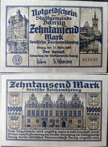 Banknot 10000 marek 1923
