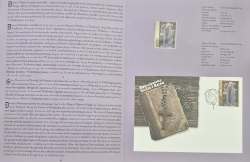Folder Błogosławiona Danuta z Mątów 2018 znaczek środek
