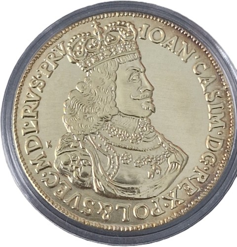 Kopia monety Talar elbląski 1651 - Jan Kazimierz Nefryt