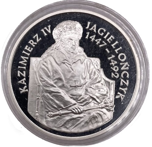 Moneta 200000 zł Kazimierz IV Jagiellończyk półpostać 1993 rewers