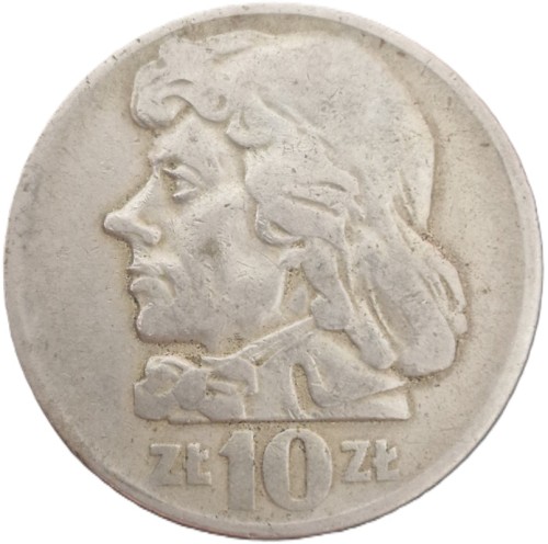 Moneta 10 zł Tadeusz Kościuszko 1960 rewers