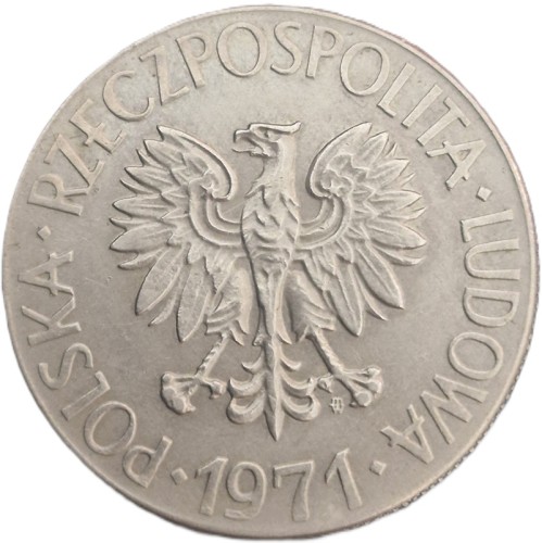 Moneta 10 zł 1971 Tadeusz Kościuszko awers