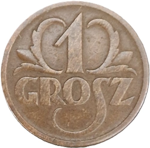 Moneta 1 grosz 1936 rewers