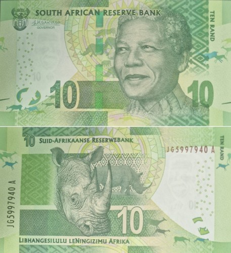 RPA banknot 10 rand 2013
