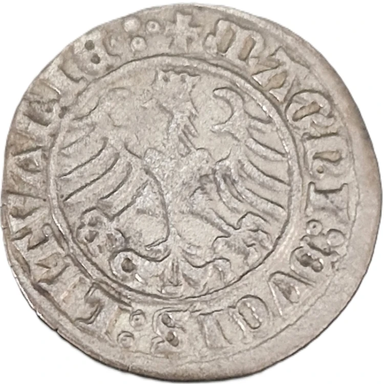 Moneta półgrosz 1510 Zygmunt I Stary awers