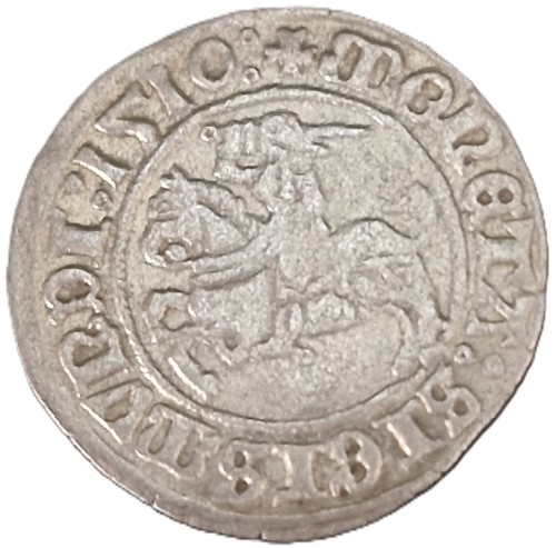 Moneta półgrosz 1510 Zygmunt I Stary rewers