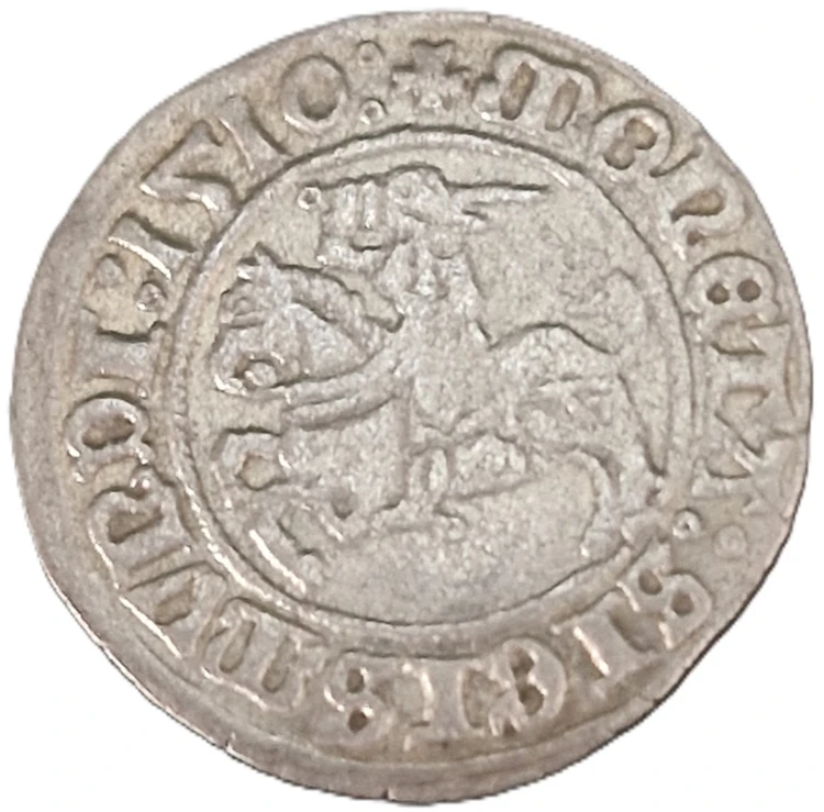 Moneta półgrosz 1510 Zygmunt I Stary rewers