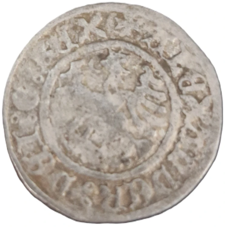 Moneta Półgrosz Aleksander Jagiellończyk 1502-1506 awers