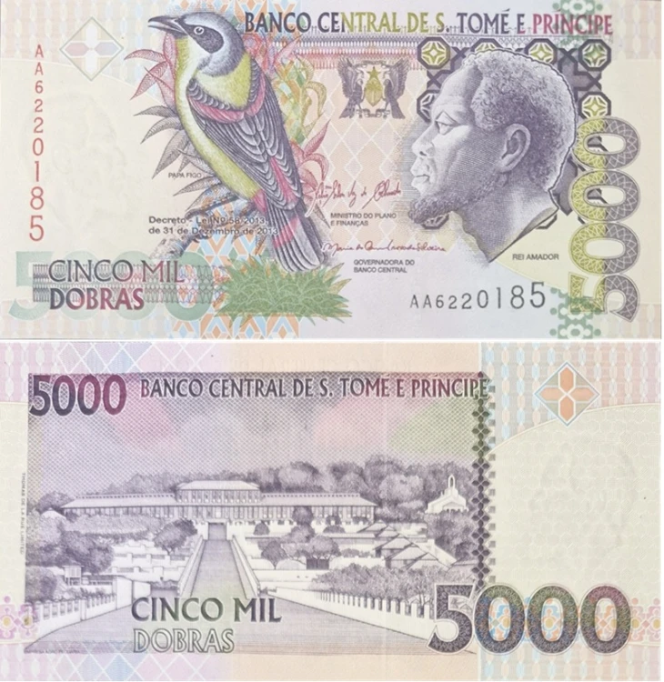 Wyspy Świętego Tomasza 5000 dobras 2013 UNC
