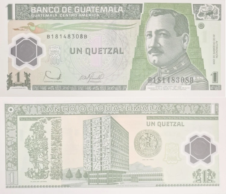 Gwatemala banknot 1 quetzal 2006 P-115a