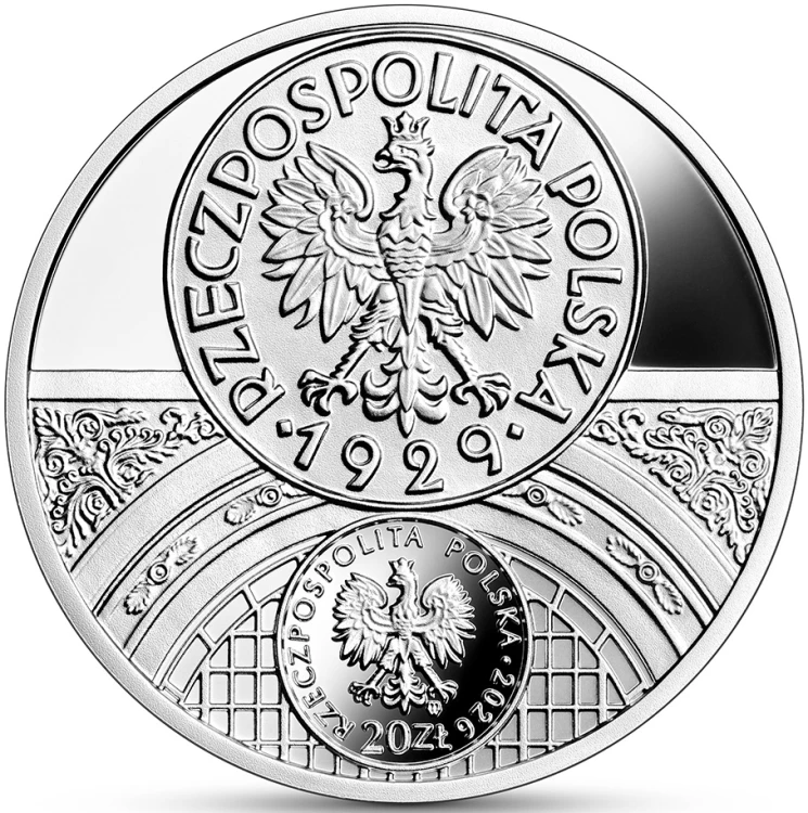 Moneta 20 zł 1 złoty II Rzeczypospolitej 2026 awers