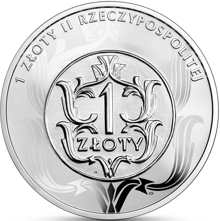 Moneta 20 zł 1 złoty II Rzeczypospolitej 2026 rewers
