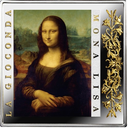 Moneta 1 dolar Mona Lisa Arcydzieła renesansu 2015
