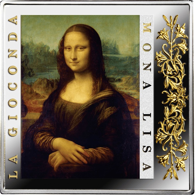 Moneta 1 dolar Mona Lisa Arcydzieła renesansu 2015