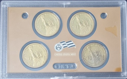 Zestaw monet lustrzanych Prezydenci USA 1 dolar 2008 awers