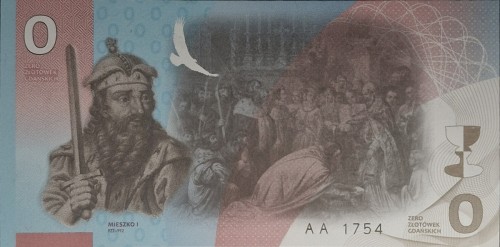 Bon kolekcjonerski Mieszko I 2022 Władcy Polski awers