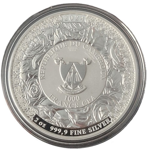 1000 franków Wiedźmin 2oz Czas pogardy 2024 awers