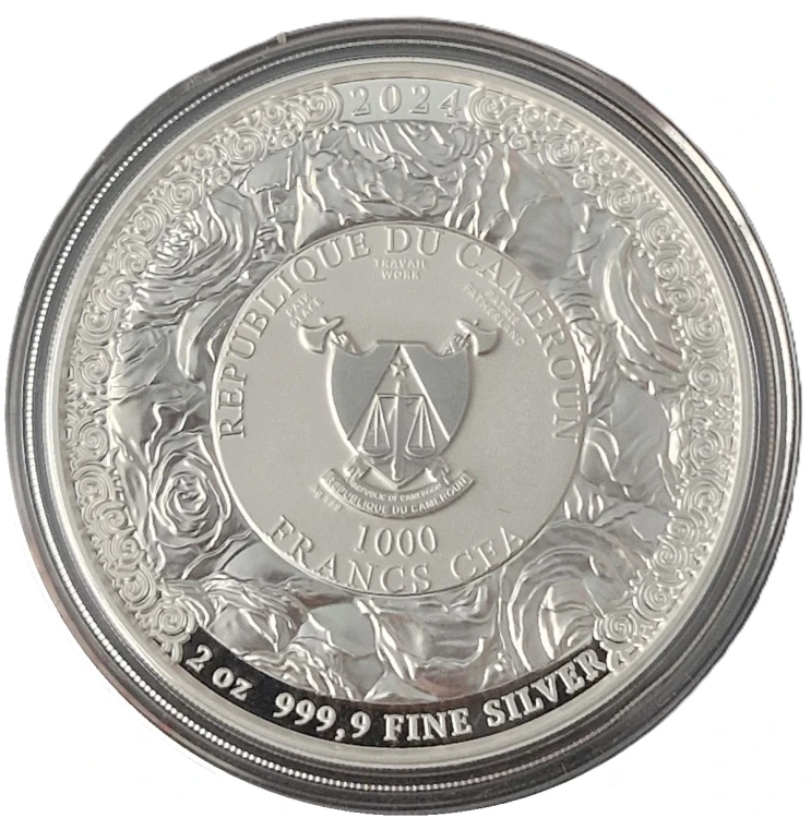 1000 franków Wiedźmin 2oz Czas pogardy 2024 awers