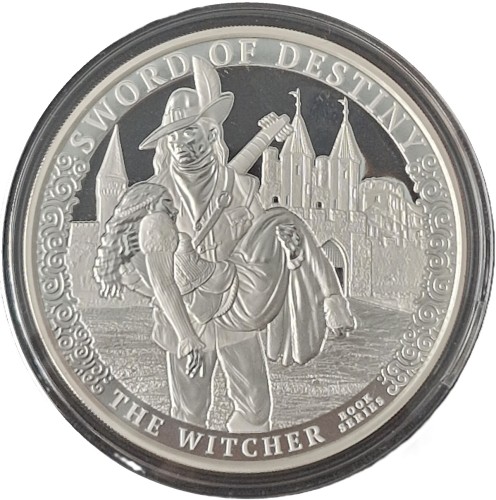 1000 franków Miecz przeznaczenia 2oz 2024 rewers