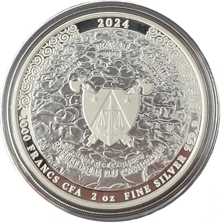 1000 franków Miecz przeznaczenia 2oz 2024 awers