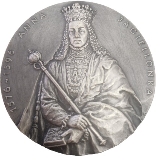Medal Jadwiga półpostać PTAiN awers