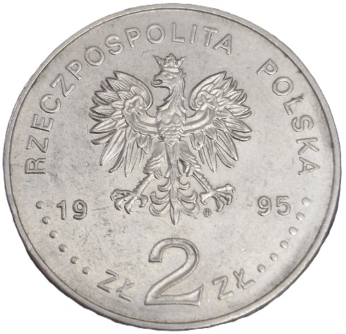 Moneta okolicznościowa 2 zł 1995 Katyń awers